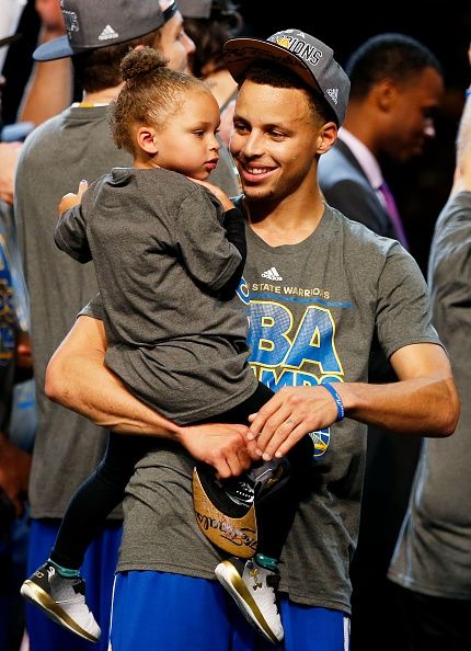 Riley et Stephen Curry Curry